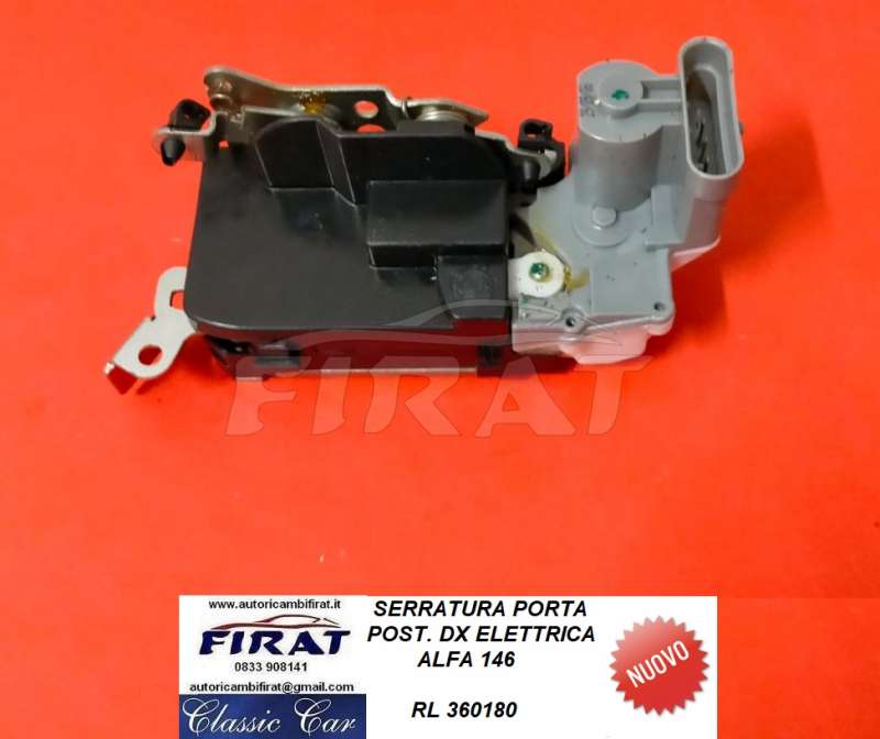 SERRATURA PORTA ALFA 146 POST.DX ELETT. (360180)